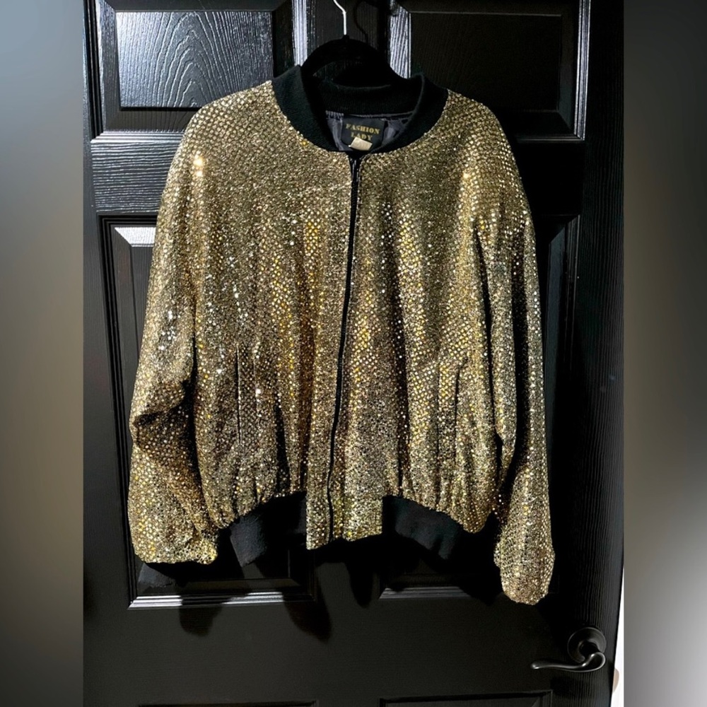 Fashion Lady Sequined Jacket